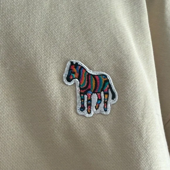 Paul Smith Cream Sweatshirt with Embroidered Logo - Picture 2 of 3